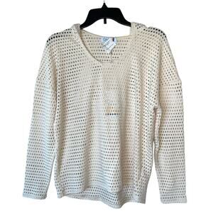 C&C California Mesh Hoodie Boho Cover Up